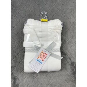 Just One You by Carters Baby 3pk Long Sleeve Bodysuits White 12M TKB30396-12M AD